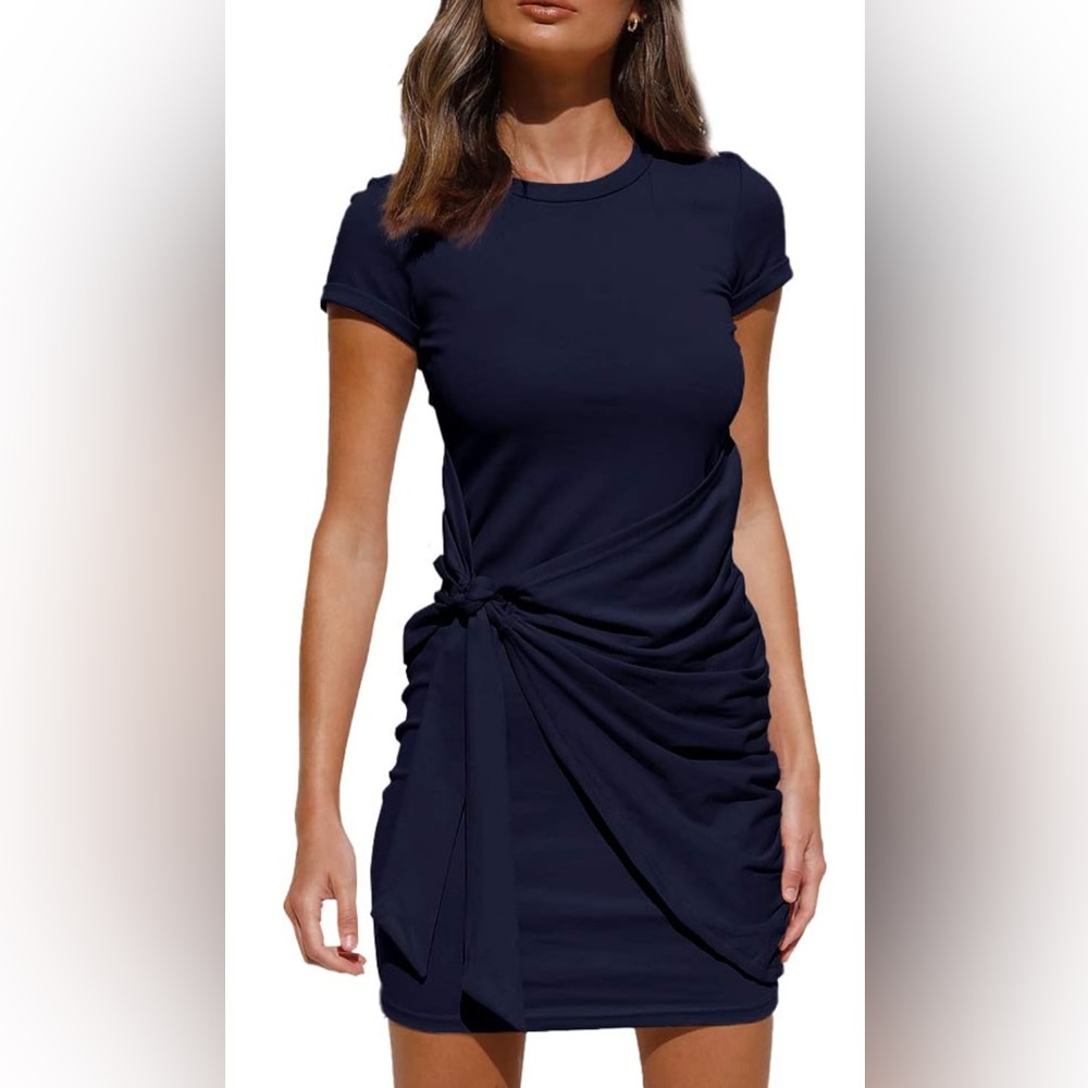 Bodycon wrap dress NWT medium